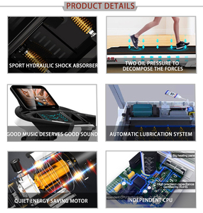 <span class=keywords><strong>Tapis</strong></span> roulant semi-commercial Lijiujia avec écran LCD, moteur 3,0 CV, puissance <span class=keywords><strong>de</strong></span> <span class=keywords><strong>course</strong></span>, 18 km/h, 140 kg, inclinaison automatique à 15 niveaux - Product Image 4