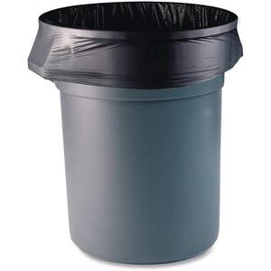 Bolsas de Basura para el Hogar, Recicladas, de Resina, de 60 Galones, 1.5 Mil de Grosor, 38 x 58, Negras, Perforadas, Rollo de 100/Caja - Product Image 2