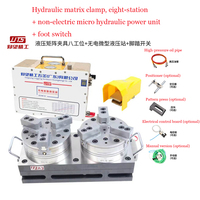 Support d'outillage universel CNC à changement rapide, étau hydraulique, support non standard, conception de fixation rapide, mors de serrage à 3 mors