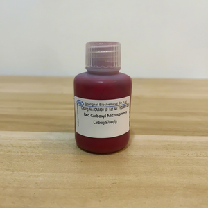 Microesferas de poliestireno rojas, verdes y azules con grupo carboxílico, perlas monodispersas para investigación bioquímica - Product Image 1