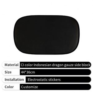 2024 Promotional Static Electricity Fixed Car Sunshade Side Window Mesh <b>Curtains</b> Sunshade for Business - Product Image 2