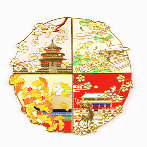 Nouvel aimant de réfrigérateur en métal patchwork créatif 2026, aimant de réfrigérateur avec logo exclusif, aimant de réfrigérateur personnalisé avec la ville, cadeau commémoratif - Product Image 3