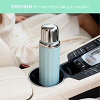 Ventes chaudes - Bouteille d'eau isotherme en acier inoxydable de 500 ml, anti-fuite, sans BPA, à large ouverture, logo personnalisé, plusieurs couleurs