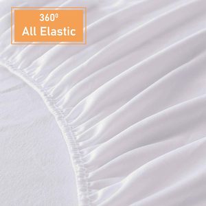 Protecteur de matelas en tissu éponge AOSEN, fabriqué en Chine, imperméable, super doux, respirant, housse de protection pour matelas - Product Image 3