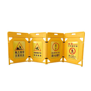 Barriera di isolamento per la manutenzione dell'ascensore aeroportuale in plastica pieghevole per la sicurezza telescopica del segnale stradale temporaneo sul posto di lavoro barriera stradale - Product Image 4
