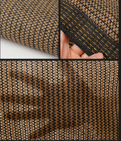 Voile d'ombrage tissée résistante au vent en tissu durable avec œillets métalliques et ourlet renforcé, installation facile pour terrasse et jardin