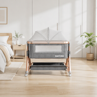 Lit pliant portable en alliage d'aluminium pour bébé, berceau de voyage pour nourrisson, idéal pour chambre, extérieur et hôpital