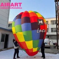 Ballon publicitaire gonflable coloré à air chaud, Ballon gonflable coloré à air chaud pour fêtes à thème