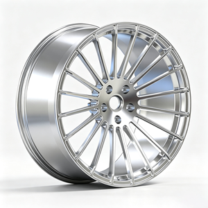 Jantes forgées monobloc en alliage d'aluminium argentées multi-rayons 5x112 sur mesure pleine taille pour BMW X5 Hyper Offroad <span class=keywords><strong>4x4</strong></span> - Product Image 1