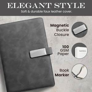 Wholesale Cheap Student School Business Office Metal Buckle Notepad Custom <b>Notebook</b> <b>A5</b> Customizable Logo - Product Image 5