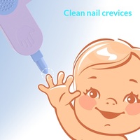 Outil de soin pour bébé 4-en-1 manuel, nettoyeur de nez et d'oreilles en forme de croix, nettoyeur de ongles, nettoyeur de cavité nasale, Zhejiang