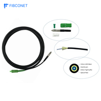 Connecteur en céramique de zircone SC/APC haute vitesse à forte résistance à la flexion, facile à raccorder au mur, pour câble optique de dérivation/rond