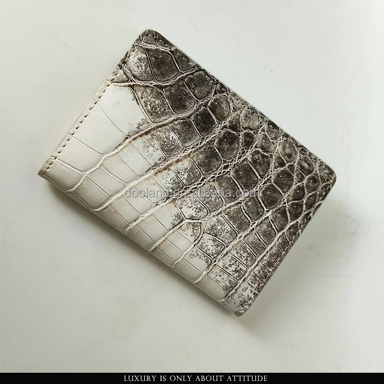 Exotic Designer Men's Himalaya Crocodile Leather Wallet
