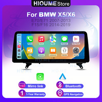 Navegación GPS Carplay Auto para BMW X6 E71 F16 X5 E70 F15 2007-2017 Android 15 Pantalla Multimedia para Auto Radio Reproductor de DVD y Video