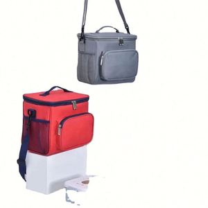 Sac isotherme de pique-nique portable, grand format, personnalisé, étanche, imperméable, doux et isolé, panier isotherme mignon pour aliments - Product Image 4