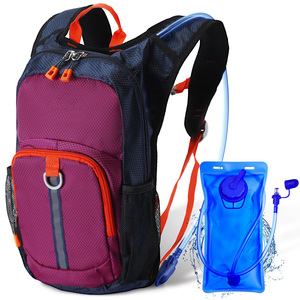 Sac à dos d'hydratation pour enfants, garçons ou filles, avec poche à eau, pour la randonnée, le vélo, l'escalade, la course à pied, le cyclisme, les activités de plein air - Product Image 1