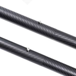 Pala de Kayak Plegable de Fibra de Carbono de 4 Secciones, Portátil, Negra, 210-220 cm, Ligera, para Lagos y Ríos - Product Image 3