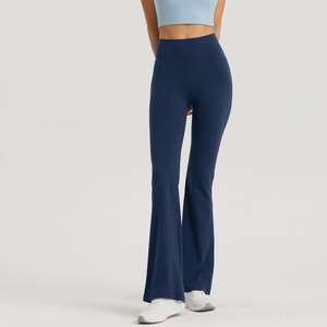 Pantalon de <span class=keywords><strong>yoga</strong></span> taille haute à haute élasticité, amincissant et rehausseur de fessiers, coupe large, idéal pour le sport et le <span class=keywords><strong>yoga</strong></span> en extérieur. - Product Image 1