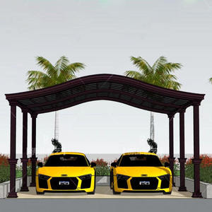 โครงสร้างอะลูมิเนียมเคลือบผงที่ทนทาน หลังคาโพลีคาร์บอเนตกันน้ำ ทนทานต่อแรงกระแทก ป้องกันรังสียูวีและลูกเห็บ - Product Image 4