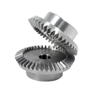 IHF Cina Gigi Produsen 45 Derajat Stainless Steel Spiral Pinion Bevel Gear