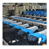 Machine de fabrication de gants JUBAO à une seule rangée avec revêtement PVC, capacité de 1300 paires/heure, certifiée CE, 380V, garantie 1 an