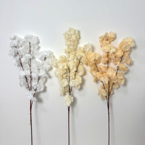 <span class=keywords><strong>Flor</strong></span> de cerezo falsa de seda 3 cabeza popular <span class=keywords><strong>flor</strong></span> rama de árbol <span class=keywords><strong>flor</strong></span> <span class=keywords><strong>Artificial</strong></span> Sakura flores de cerezo felpa para boda decoración del hogar - Product Image 4