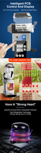 Machine à slush double réservoir à 2 têtes pour l'extérieur, en acier inoxydable, pour jus, smoothies et boissons glacées, distributeur, Inde - Product Image 3
