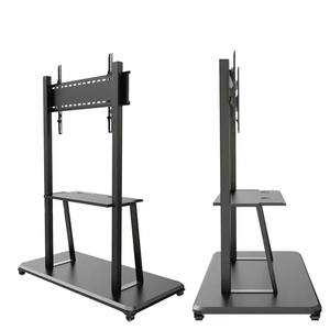 Soportes para Pizarras Interactivas LCD de 65-86 Pulgadas, Soporte de Piso Negro con Ruedas, Soporte Móvil con Altura Ajustable - Product Image 3