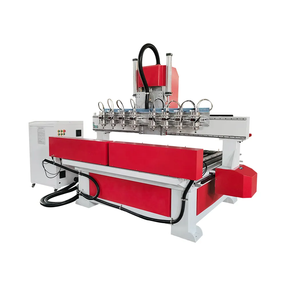 Fast delivery engraving machine cnc 4 axis Multi Head for engraving and carving Wood Door Making 3D woodworking machinery