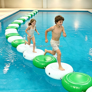 Pont gonflable pour piscine, parc aquatique, enfants, adultes, <span class=keywords><strong>jeu</strong></span> sportif aquatique - Product Image 2