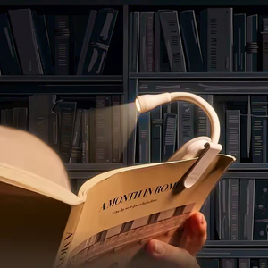 Đèn đọc sách LED mini di động, kẹp được, có thể điều chỉnh, 3 màu đèn LED, sạc USB, màu đen, GL-C15W, thiết kế sáng tạo, mới - Product Image 2