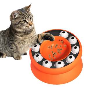 Customized Logo Pet <b>Slow</b> <b>Feeder</b> <b>Cat</b> Interactive Rotary Leaky Toy - Product Image 2