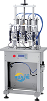 Machine de remplissage sous vide compacte HUAJIE pour réactifs, essences, liquides cosmétiques et parfums (à commande pneumatique)