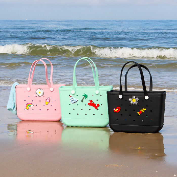 Beach Totes Large Rubber Tote Bag Summer Women's Lady Waterproof