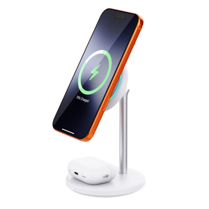 Station de recharge sans fil 2-en-1, certifiée Qi2.2 25W, avec refroidissement actif <span class=keywords><strong>TEC</strong></span>, pour iPhone 17/16/15/14/13/12/AirPods - Product Image 3
