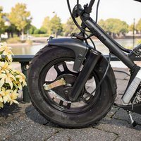 Vélo électrique à moteur sans balais 350W 48V, pas cher, neuf, 2 roues, pédales, vitesse unique, batterie intégrée, moyeu arrière, cadre en acier