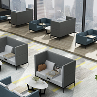 Fauteuil de bureau commercial de loisirs avec dossier haut, optionnel, avec prise de charge et port USB, idéal pour les espaces commerciaux