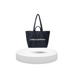 Sac fourre-tout en cuir PU à motif lettres, grande taille, avec longue poignée, pour la gym/le sport et l'usage quotidien, pour femmes et hommes - Product Image 1