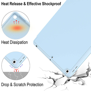 2022 nuovo arrivo Cover morbida in Silicone PU alla moda con custodia portapenne Cover per Tablet per iPad 10.2 9a generazione 2021 - Product Image 4