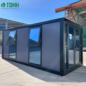 Backyard Office Pods Portable Work Cabin Removable Prefabricated Modular Steel Frame Z-type Z Style Folding <b>Container</b> Houses - Product Image 3