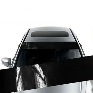 Film solaire anti-UV pour <span class=keywords><strong>pare</strong></span>-<span class=keywords><strong>brise</strong></span> de voiture, film de confidentialité, isolation thermique, <span class=keywords><strong>pare</strong></span>-soleil pour fenêtre, autocollants teintés en PVC 140x25cm, grattoir 10%-20% UV - Product Image 6