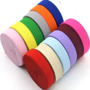 Various sizes colors Colorful Elastic Bands Rope Rubber Band 2cm Spandex Ribbon Sewing Lace Trim Waist Band Garment Accessory