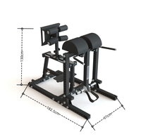 Chaise romaine TOPTONS robuste pour entraînement abdominal et extérieur du dos, machine de flexion et de levage des jambes à l'enduit, pour exercices à plat