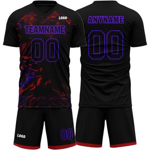 เสื้อเจอร์ซี่ฟุตบอลปรับแต่งได้สำหรับเยาวชนและผู้ใหญ่เครื่องแบบระบายอากาศส่วนตัวพร้อมชื่อและหมายเลขโลโก้สำหรับฝึกซ้อมและเล่นเกม - Product Image 3