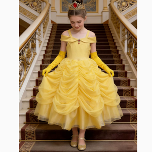 Abito da Principessa Colore Giallo <span class=keywords><strong>Costume</strong></span> per Bambina - Product Image 2
