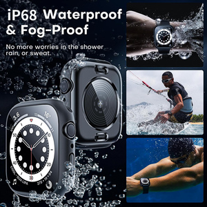 Étui de protection d'écran en électroplaqué pour Apple Watch Series 12 SE 4, coque intégrale pour montre 46MM 42MM 44MM 40MM - Product Image 4
