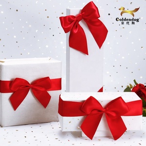 Dây Đàn Hồi Làm Sẵn Hàng Mẫu Miễn Phí Nhà Máy Mafolen Nơ Ruy Băng Lụa Dành Cho Gói Hộp Quà Tặng - Product Image 2