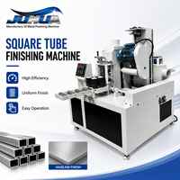 Machine de polissage de tubes carrés à haute efficacité et à 4 côtés simultanés - Finition automatique en une seule passe pour tubes rectangulaires en métal