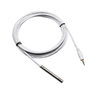 Sonde capacitive étanche en acier inoxydable avec connecteur jack 3,5 mm pour capteur de température et d'humidité (-55 à 125°C) pour la surveillance industrielle