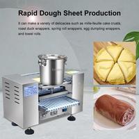 Machine automatique à faire des crêpes, machine à faire des gaufres, machine à faire des croûtes de gâteau à mille couches, machine à faire des croûtes de gâteau multi-couches